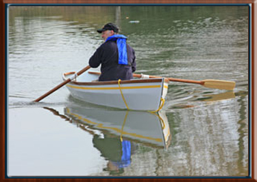 In the water now....  if only these oars would work